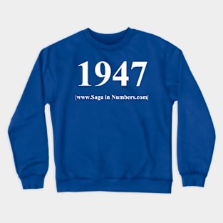 Did you know? Jackie Robinson played his first game with the Dodgers, 1947 Purchase today! Crewneck Sweatshirt